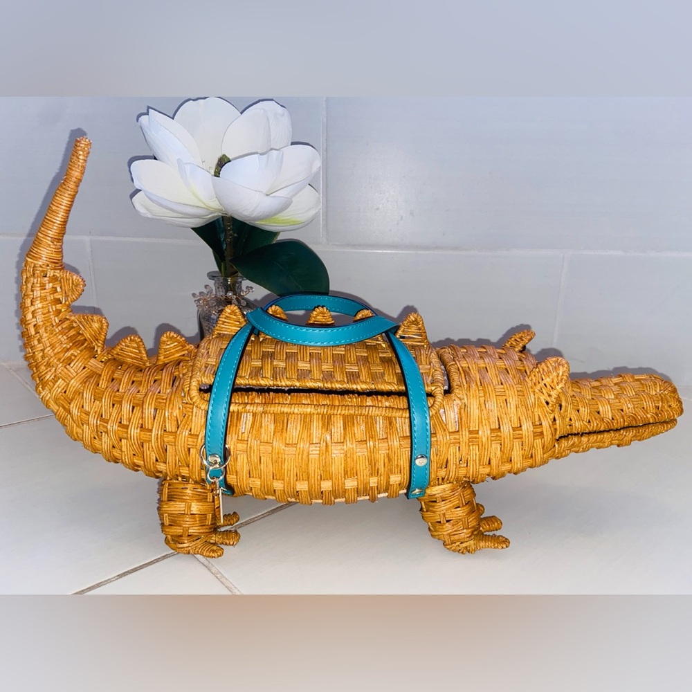 Kate Spade Swamped Alligator Handbag - Picture 2 of 13